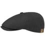 Hatteras Linen Newsboy Cap by Stetson black