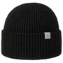 Uni Merino Rib Beanie With Cuff by Lierys black