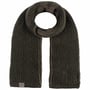 Ribbed Merino Knit Scarf by Lierys olive
