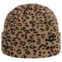 Banto Leo Knit Beanie Hat by Eisbär beige-black