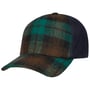 Essential Check Cap by Alfonso D'Este navy