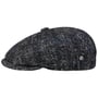 Classic Tweed Flat Cap by Lierys navy