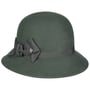 Caniva Wool Cloche Hat by Lierys green