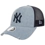 WMNS Denim Yankees Trucker Cap by New Era light blue