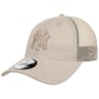 9Twenty Linen Yankees Trucker Cap by New Era oatmeal