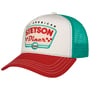 All American Diner Trucker Cap by Stetson white-red