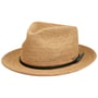 Daleport Crochet Fedora Raffia Hat by Stetson nature