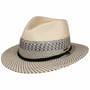 Meola Twotone Traveller Straw Hat by Stetson nature-blue