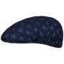 Cross Weave 504 Flat Cap by Kangol navy