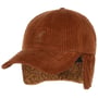 Cozy Corduroy Ear Flap Cap by Kangol brown