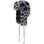 Wild Fake Fur Aviator Hat by Kangol grey