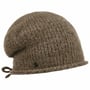 Soft Oversize Beanie Hat by Loevenich taupe