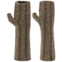 Uni Soft Knit Wrist Warmers by Loevenich taupe
