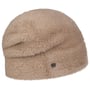 Soft Fake Fur Oversize Beanie Hat by Loevenich beige