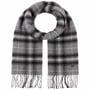Hoverton Check Wool Scarf by Lierys grey