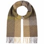 Pattern-Mix Cashmink Scarf by Lipodo beige-green