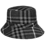 Donora Check Bucket Cloth Hat by Lierys anthracite