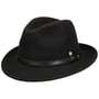 Crushable Wool Bogart Hat by Lierys black