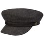 Fiddler Shadow Plaid Fisherman’s Cap by Brixton anthracite-grey