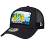 Uni Licence Plate Trucker Cap by New Era black