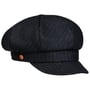 Camilla Pinstripe Newsboy Cap by Mayser navy