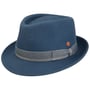 Classic Troy Trilby Wool Hat by Mayser blue