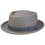 Andy Classic Pork Pie Wool Hat by Mayser grey