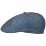 8 Panel Torrick Flat Cap by Stetson blue