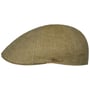 Texas Gavona Linen Flat Cap by Stetson olive