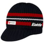 Pauli Ski Austria Knit Beanie with Peak by Eisbär black-red