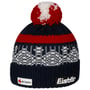 Norrak Ski Austria Pompom Hat by Eisbär grey-red