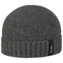 Uni Cashmere Beanie Hat by Borsalino dark grey