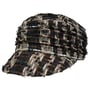 Bouclé Midnight Newsboy Cap by Christine Headwear navy