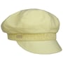 Uni Chambray Newsboy Cap by Seeberger pastel yellow