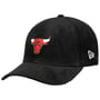 9Forty Cord MC Bulls Cap by New Era black