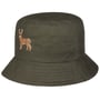 Reindeer Waxed Cotton Bucket Hat by Lipodo olive