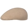 Vented Cotton Mix Flat Cap by Lipodo beige