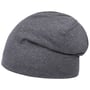 Cotton Jersey Stripes Beanie Hat by Lipodo navy