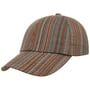 Temberton Stripes Cotton Cap by Lipodo brown