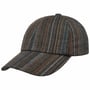 Temberton Stripes Cotton Cap by Lipodo navy