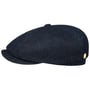 Hatteras Tweed 160 Years Flat Cap by Stetson navy