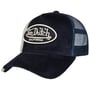 Contrast Cord Oval Patch Cap by Von Dutch petrol blue