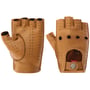 Calviro Men’s Fingerless Gloves by Caridei light brown