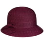 Fiora Straw Hat by Seeberger bordeaux