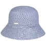 Uni Crochet Straw Hat by Seeberger light blue