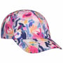 Soft Flower Print Cap by Seeberger lilac