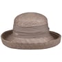 Dilara Uni Straw Hat by Seeberger grey