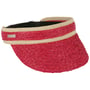 Avestina Raffia Sun Visor by Seeberger red