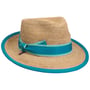 Crochet Bogart Raffia Hat by bedacht blue