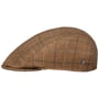 Larkmont Silk Flat Cap by Lierys brown-mottled